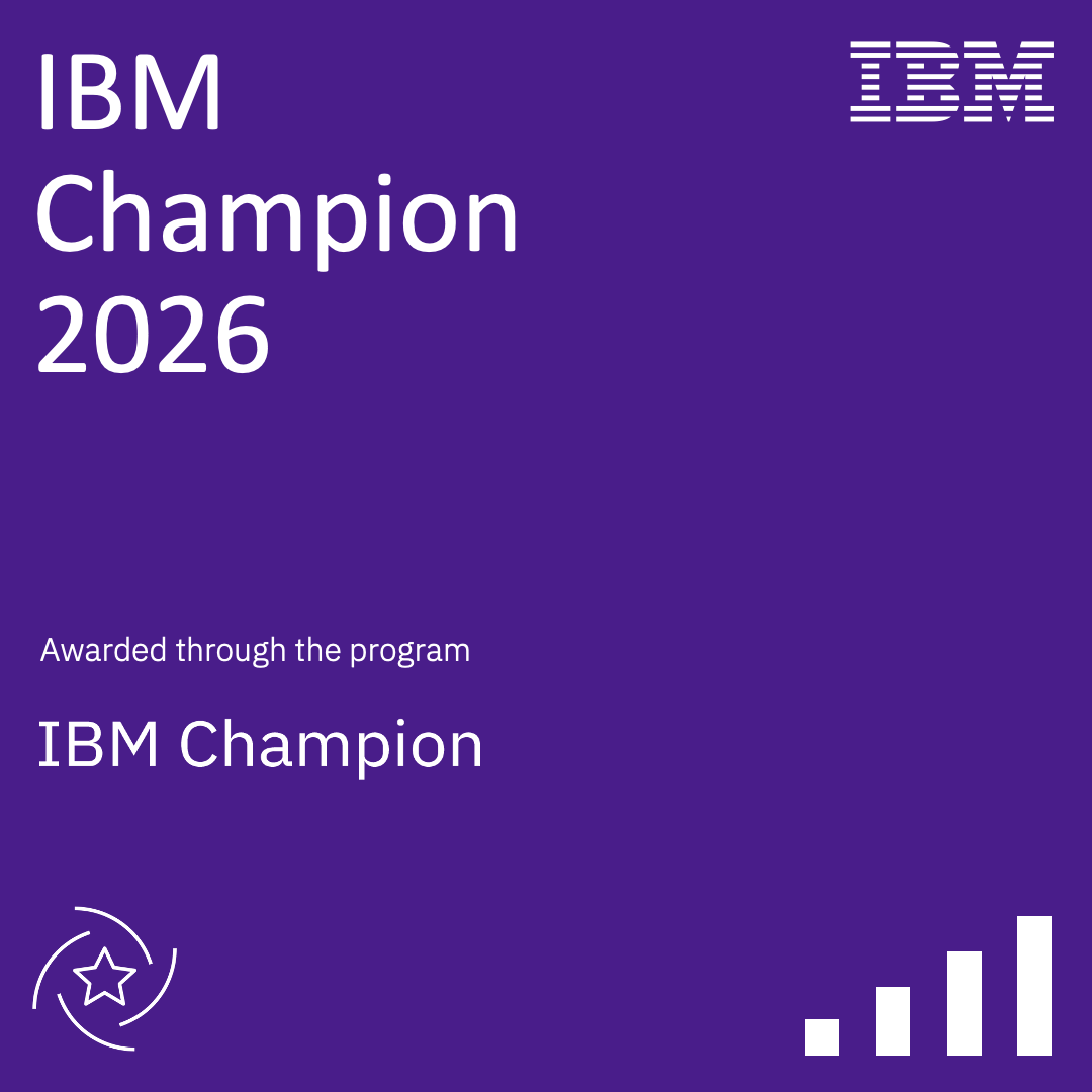 IBM Champion 2026 뱃지 - 손진성